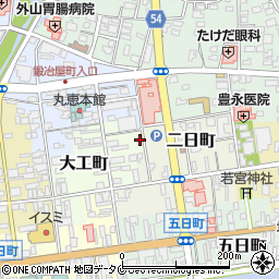 熊本県人吉市大工町13周辺の地図