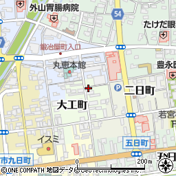 熊本県人吉市大工町17周辺の地図
