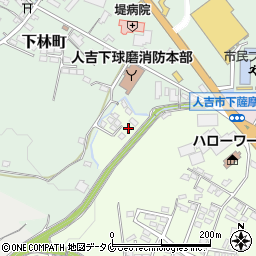 熊本県人吉市下薩摩瀬町718周辺の地図