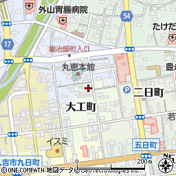 熊本県人吉市大工町24周辺の地図