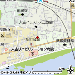 熊本県人吉市下新町365周辺の地図