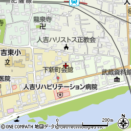 熊本県人吉市下新町365-9周辺の地図