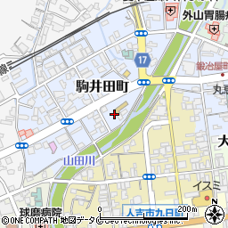 熊本県人吉市駒井田町216周辺の地図