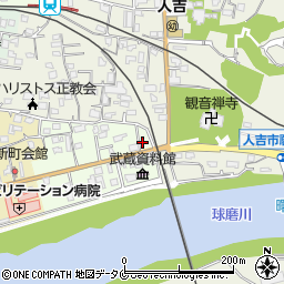 熊本県人吉市上新町397周辺の地図