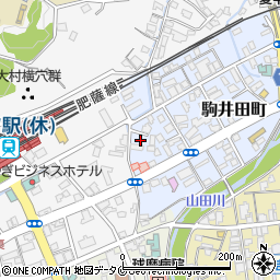 熊本県人吉市駒井田町254-4周辺の地図
