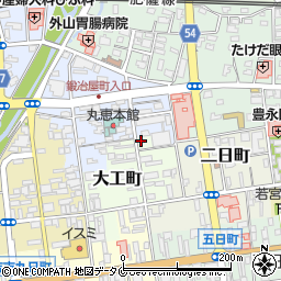 熊本県人吉市大工町19周辺の地図
