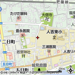 熊本県人吉市七日町100周辺の地図