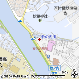 熊本県水俣市牧ノ内1-8周辺の地図