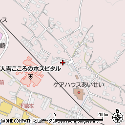 熊本県人吉市下城本町周辺の地図