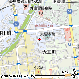 熊本県人吉市鍛冶屋町45周辺の地図