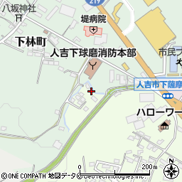 熊本県人吉市下薩摩瀬町717-2周辺の地図