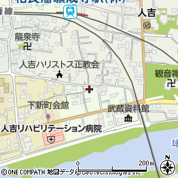 熊本県人吉市上新町387周辺の地図