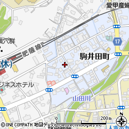 熊本県人吉市駒井田町250-1周辺の地図
