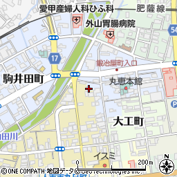 熊本県人吉市鍛冶屋町2周辺の地図