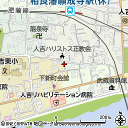 熊本県人吉市下新町321周辺の地図