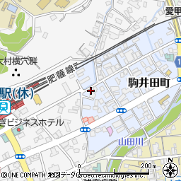 熊本県人吉市駒井田町255-13周辺の地図