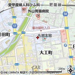 熊本県人吉市鍛冶屋町43周辺の地図