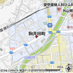 熊本県人吉市駒井田町213-2周辺の地図