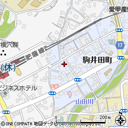 熊本県人吉市駒井田町257周辺の地図