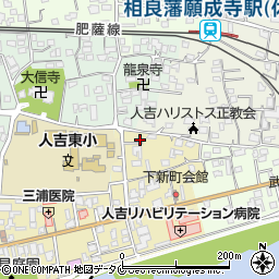 熊本県人吉市下新町314周辺の地図