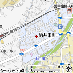 熊本県人吉市駒井田町245周辺の地図