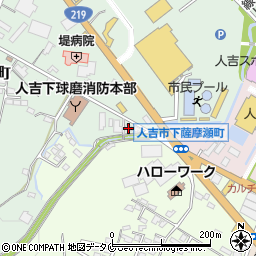 熊本県人吉市下林町19周辺の地図