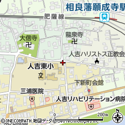 熊本県人吉市下新町314-4周辺の地図