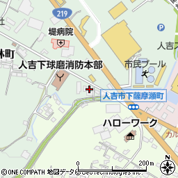 熊本県人吉市下林町18周辺の地図