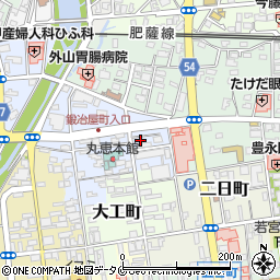 熊本県人吉市鍛冶屋町8周辺の地図