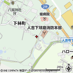 熊本県人吉市下林町2859周辺の地図