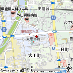 熊本県人吉市鍛冶屋町27周辺の地図