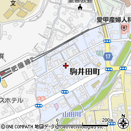熊本県人吉市駒井田町247-1周辺の地図