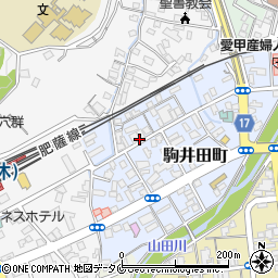 熊本県人吉市駒井田町1056-6周辺の地図