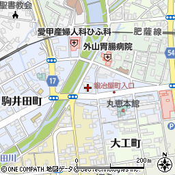 人吉冷蔵株式会社周辺の地図