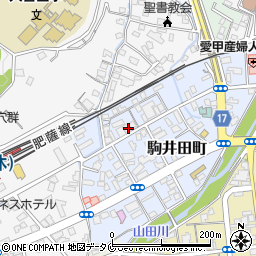 熊本県人吉市駒井田町1056-3周辺の地図