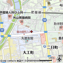 熊本県人吉市鍛冶屋町3周辺の地図