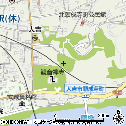 熊本県人吉市願成寺町958周辺の地図