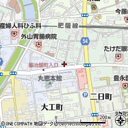 熊本県人吉市鍛冶屋町2-1周辺の地図