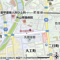 熊本県人吉市鍛冶屋町26周辺の地図