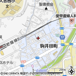 熊本県人吉市駒井田町1057-17周辺の地図