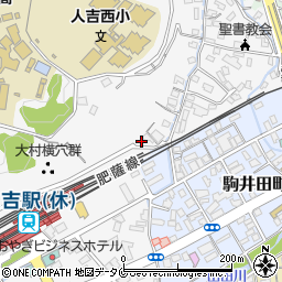 熊本県人吉市城本町1010周辺の地図