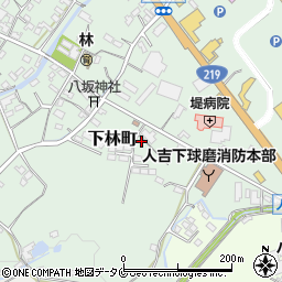 熊本県人吉市下林町2889周辺の地図