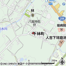 熊本県人吉市下林町2898周辺の地図