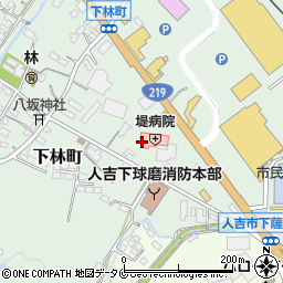 熊本県人吉市下林町228周辺の地図