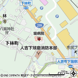 熊本県人吉市下林町232周辺の地図