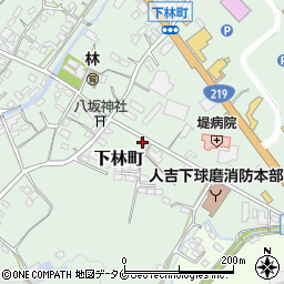 林温泉郵便局周辺の地図