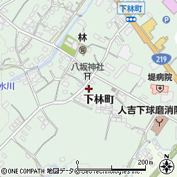 熊本県人吉市下林町2900周辺の地図