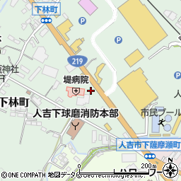 熊本県人吉市下林町225周辺の地図