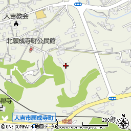 熊本県人吉市願成寺町938周辺の地図