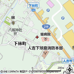 熊本県人吉市下林町245周辺の地図